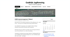 Desktop Screenshot of godthaabjagtforening.org